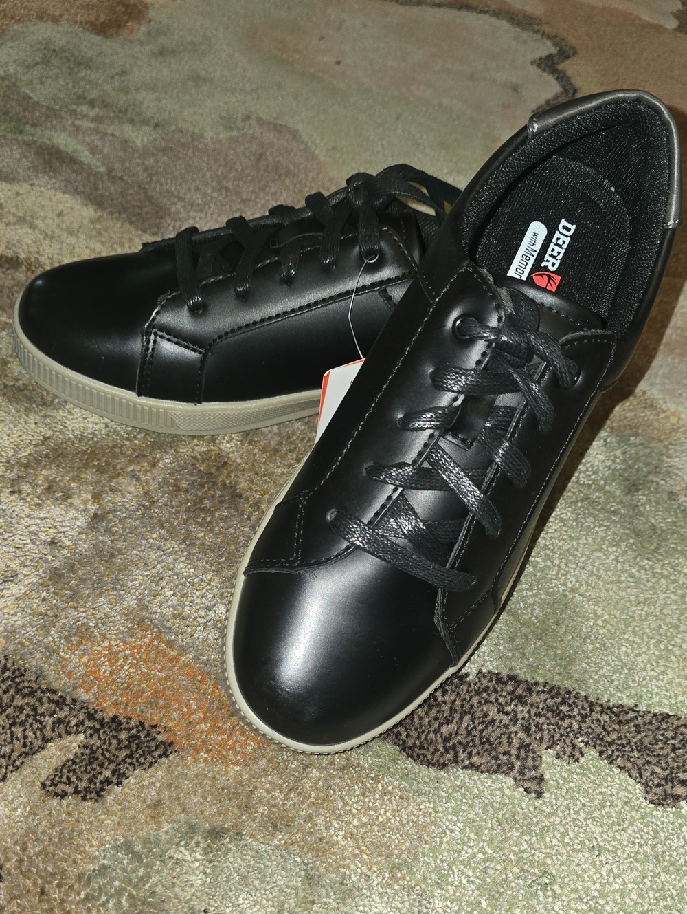 Deer Stags Joshua Lace-Up Sneakers with Light Gray Sole